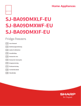 Sharp SJ-BA09DMXLF-EU Fridge Freezers Användarmanual