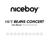 Niceboy Hive Beans Concert Wireless Earphones Användarmanual