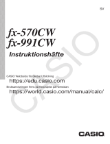 Casio fx-991CW Användarmanual