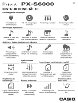 Casio PX-S6000 Användarmanual