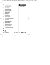 Herkules STR 250 LED Bruksanvisningar