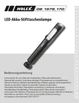 Holex LED rechargeable battery torch Bruksanvisningar