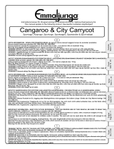Emmaljunga Cangaroo & City Carrycot Bruksanvisningar