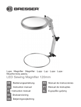 Bresser LED Sewing Magnifier 120mm Bruksanvisning