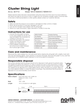 North Light Ljusslinga Cluster Bruksanvisning