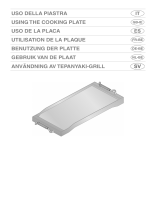 Smeg TPKX TEPPANYAKI GRILLPLATE Användarmanual