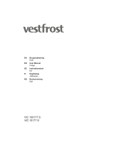 Vestfrost VIC 10177 S KJØLESKAP Användarmanual