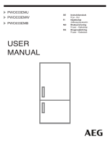 AEG 6000-SERIEN PWC633EMB KOMBISKAP Bruksanvisning