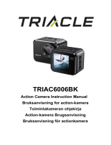 Triacle 6006BK 4K/60FPS MINI ACTIONKAMERA, SVART Bruksanvisning