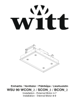 Witt WSU 90 BCON2 KJØKKENVENTILATOR Bruksanvisning