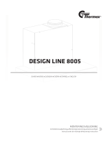 Thermex DESIGN LINE 8005 KJØKKENVENTILATOR, HVIT Installationsguide