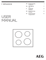 AEG 3000-SERIEN IBP64200CB INDUKSJONSTOPP Bruksanvisning