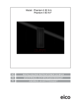 Eico PHANTOM II 80 NA INDUKSJONSTOPP MED AVTREKKSVIFTE Bruksanvisning
