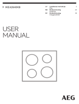AEG CRYSTALLINE IKE42640KB INDUKSJONSTOPP Bruksanvisning