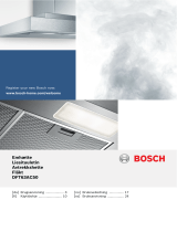 Bosch SERIE 4 DFT63AC50 KJØKKENVENTILATOR Bruksanvisning