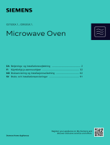Siemens IQ700 CE732GXB1 MIKROBØLGEOVN Bruksanvisning