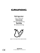 Grundig GQN1233XN KOMBISKAP Bruksanvisning