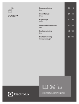 Electrolux 600-SERIEN COC827X STEKEOVN Bruksanvisning