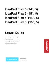 Lenovo IDEAPAD FLEX 5 14ALC05 R7 14" BÆRBAR PC Installationsguide