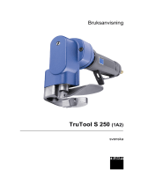 Trumpf TruTool S 250 (1A2) Användarmanual