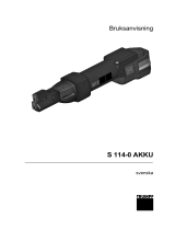 Trumpf S 114-0 AKKU Användarmanual