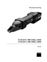 Trumpf TruTool C 160 (1A3)(1A4) Användarmanual