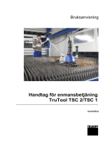 Trumpf Griff Einmannbedienung TSC 1 / TSC 2 Användarmanual