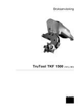 Trumpf TruTool TKF 1500 (1B1) Användarmanual