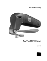 Trumpf TruTool S 160 (1A1) Användarmanual