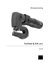 Trumpf TruTool S 214 (1A1) Användarmanual