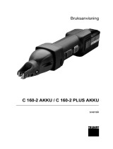 Trumpf C 160-2 AKKU Användarmanual