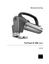 Trumpf TruTool S 350 (1A1) Användarmanual