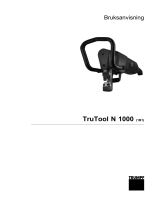 Trumpf TruTool N 1000 (1B1) Användarmanual