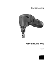 Trumpf TruTool N 200 (1A1) Användarmanual