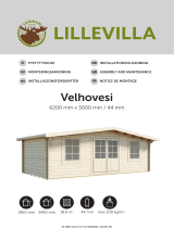 Luoman Lillevilla Velhovesi – 18 m² / 44 mm Assembly Manual