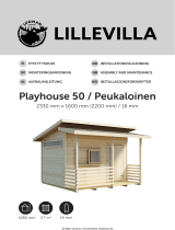 Luoman Playhouse Lillevilla Peukaloinen – 3,7 m² / 16 mm Assembly Manual