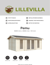 Luoman Lillevilla Pemu – 15 m² / 44 mm Assembly Manual