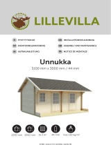 Luoman Lillevilla Unnukka – 15,3 m² / 44 mm Assembly Manual