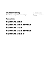 Pottinger NOVACAT 262 ED Bruksanvisningar