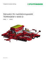 Pottinger TERRASEM V 6000 D Bruksanvisningar