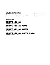 Pottinger SERVO 45 M 3-furrow Bruksanvisningar