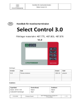 Pottinger Control console SC3.0 NOVACAT Bruksanvisningar