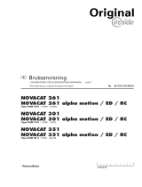 Pottinger NOVACAT 301 ALPHA ED Bruksanvisningar