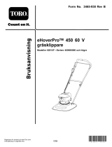 Toro eHoverPro 450 Användarmanual