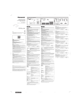 Panasonic SCGNW10E Bruksanvisningar