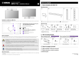 Yamaha BRK-TV2 Installationsguide