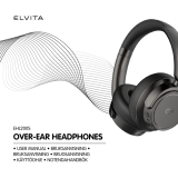 elvita EHL200S Over-Ear-hörlurar Bruksanvisning