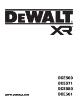 DeWalt DCE560D1 Användarmanual
