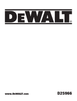 DeWalt D25966 Användarmanual