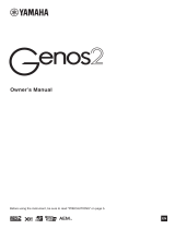 Yamaha Genos2 Bruksanvisning